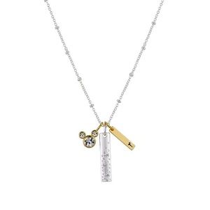🐘 Disney GP Mickey Mouse “Never Stop Dreaming “ Initial Pendant Necklace